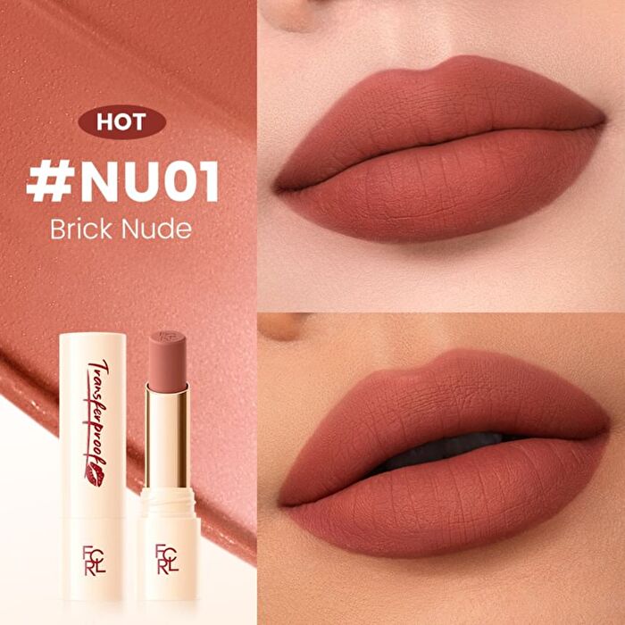 Transferproof Matte Lipstick - 4 Colors - NU03 Maple Nude - 3.5g