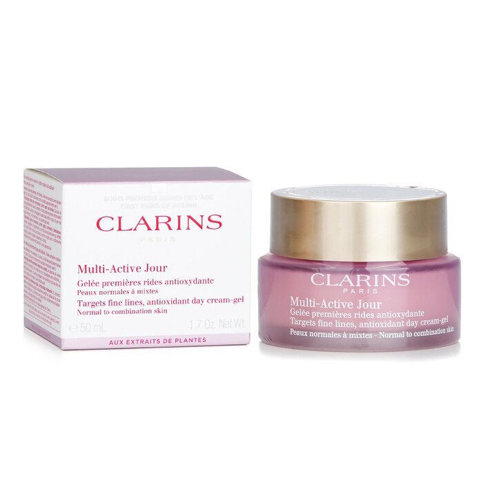 Clarins Multi-Active Jour Cible les Rides Fines Crème-Gel Antioxydante - Pour Peaux Normales à Mixtes 50ml/1.7oz