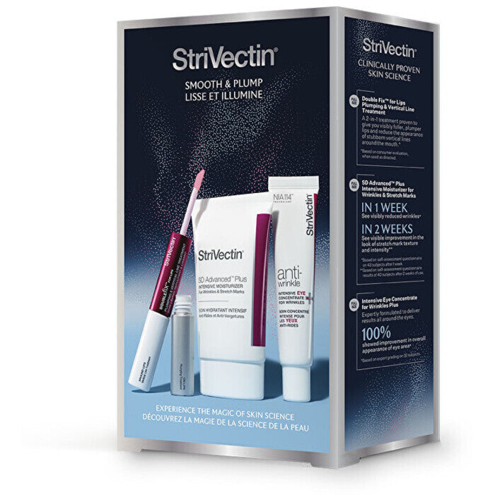 Strivectin anti-wrinkle Smooth & Plump Kit Eye Cream 30ml/moisturizer 60ml/lips 10ml 100ml