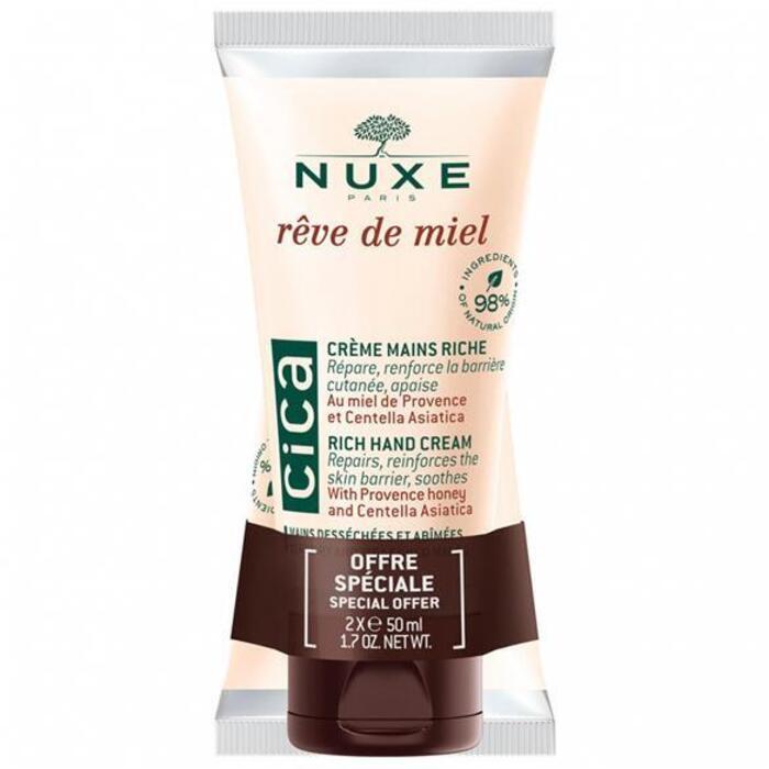 Nuxe Reve De Miel Hand Cream Duo Set 2x50ml 100ml