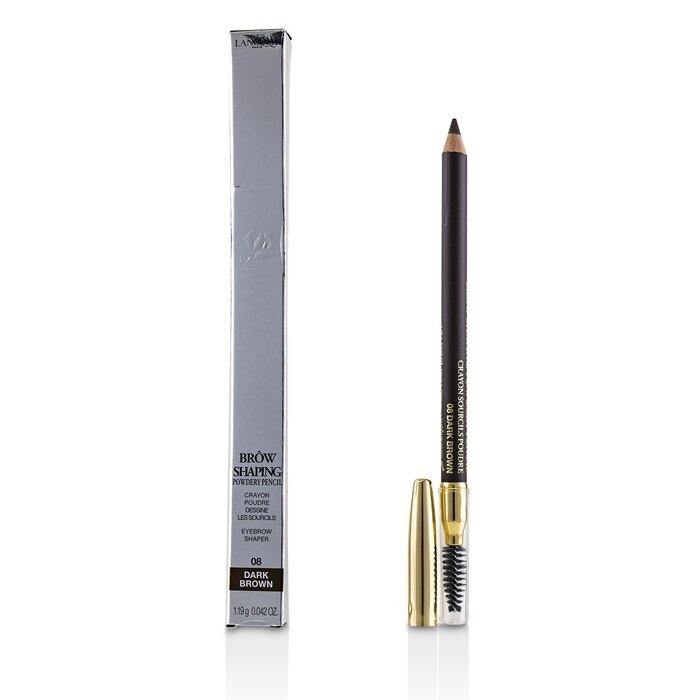 Lancome Brow Shaping Powdery Pencil - 08 Dark Brown 1.19g