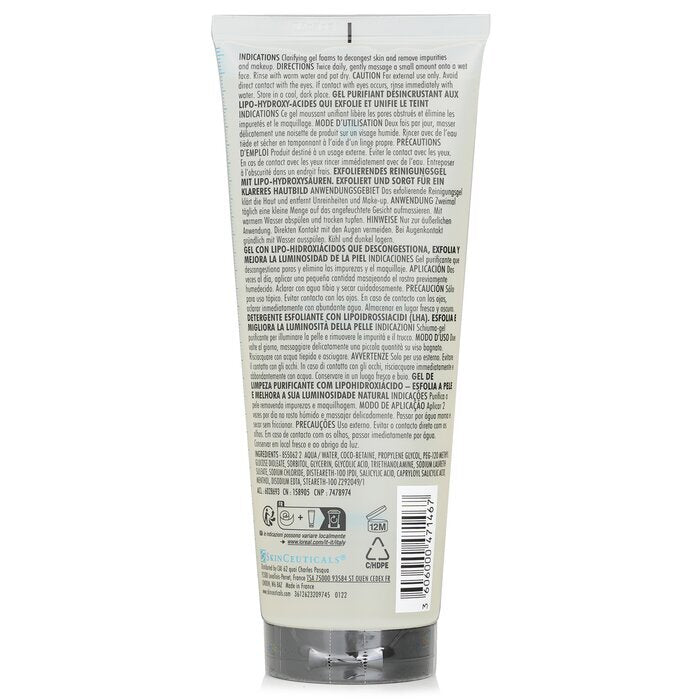 Skin Ceuticals Blemish + Age Cleanser Gel 240ml