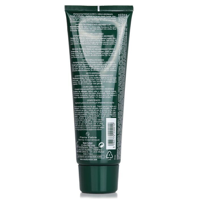 Rene Furterer Curbicia Purifying Ritual Purifying Clay Shampoo - Oily Scalp (Salon Product) 250ml
