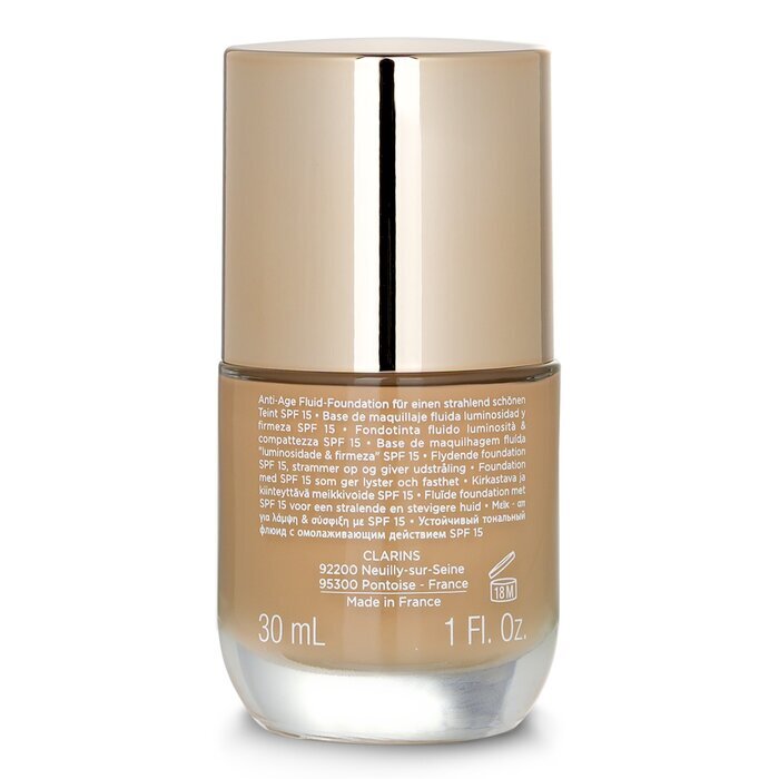 Clarins Everlasting Youth Fluid Illuminating & Firming Foundation SPF 15 - 110 Honey 30ml