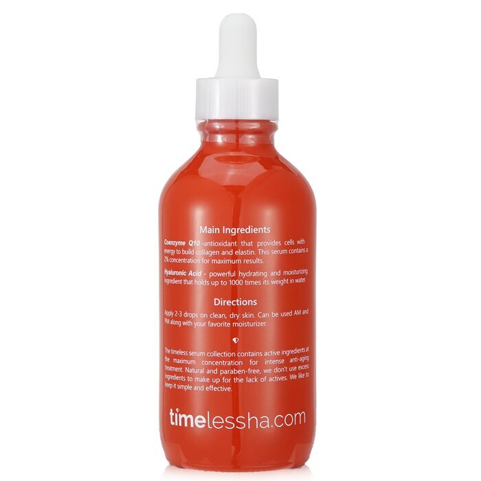 Timeless Skin Care Coenzyme Q10 Serum + Matrixyl 3000 + Hyaluronic Acid 120ml