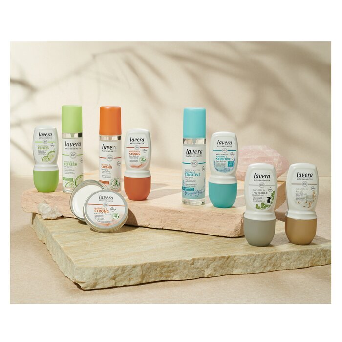 Lavera Deo Roll-On (Natural & Refresh) - With Organic Lime & Natural Minerals 50ml/1.7oz