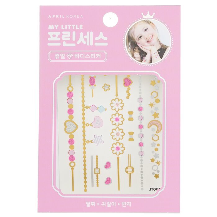 April Korea Princess Jewel Body Sticker - JT001K 1pc