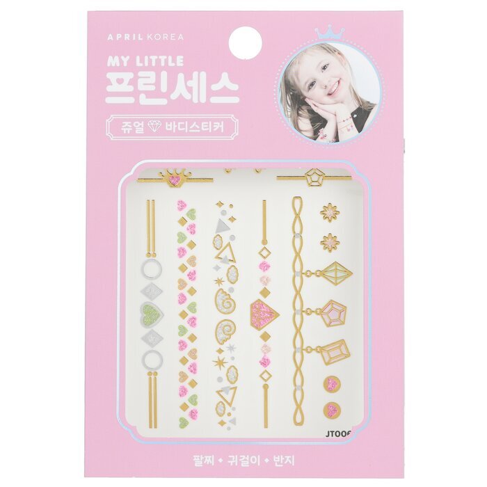 April Korea Princess Jewel Body Sticker - JT006K 1pc