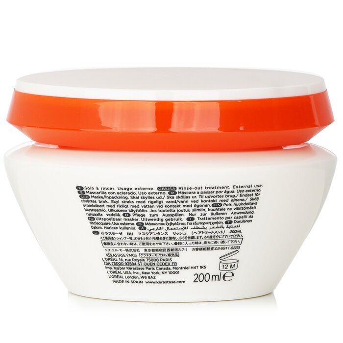 Kerastase Nutritive Masquintense Riche Deep Nutrition Ultra Concentrated Rich Mask With Essential Nutriments 200ml