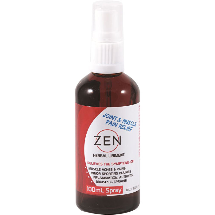 Zen Therapeutics Herbal Liniment (joint & Muscle Pain Relief) Spray 100ml