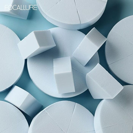 Match Max Make Up Sponge - 6 Count Wedges - 08 Light Blue - 1pc