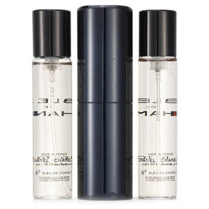 Bleu De Chanel Eau De Toilette Travel Spray & Two Refills 3x20ml