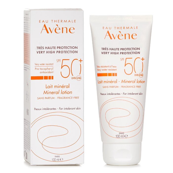 Avene Very High Protection Mineral Lotion SPF 50+ (For Intolerant Skin) 100ml