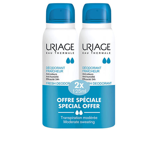 Uriage Fresh Deodorant Spray Pack 2x 125ml