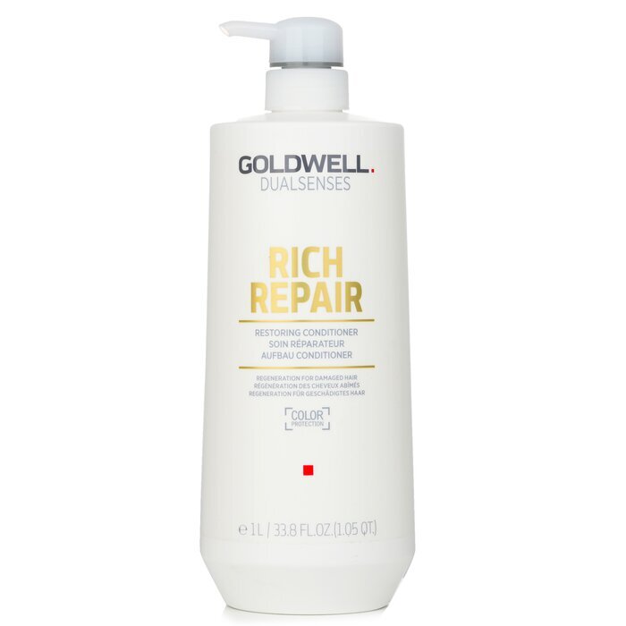 Goldwell Dual Senses Rich Repair Restoring Conditioner (Regeneration For Damaged Hair) 1000ml