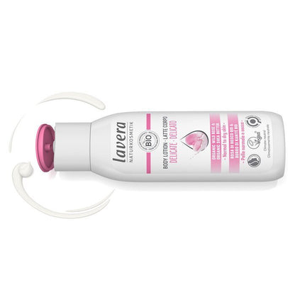 Lavera Body Lotion (Delicate) - With Organic Wild Rose & Organic Shea Butter - For Normal To Dry Skin 200ml