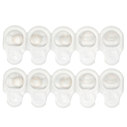Miche Bloomin' Quarter Veil 1 Day Color Contact Lenses (107 Clear Grege) - - 2.50 10pcs