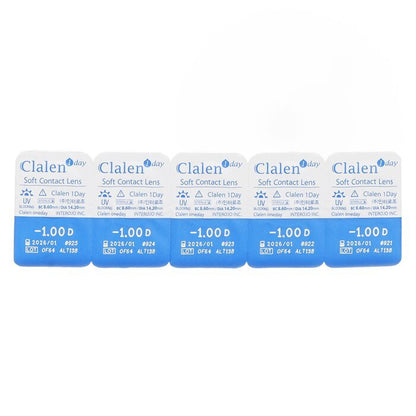 Clalen 1Day Soft Contact Lens -1.00 5pcs x1strip