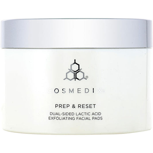 CosMedix Prep & Reset Dual Sided Lactic Acid Exfoliating Facial Pads 25 Pads